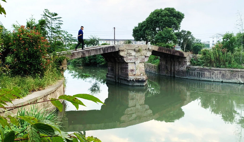 A scenic view of Taizhou Xinhe Zhaqiaoqun