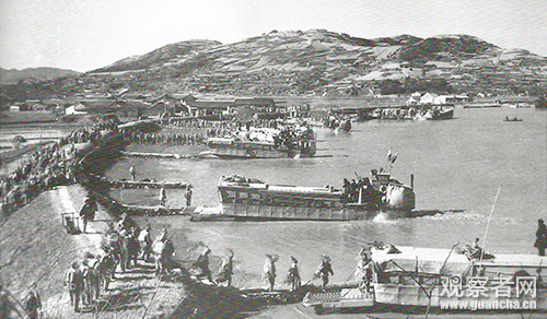A scenic view of Taizhou Yijiangshandao Zhanyi Yizhi