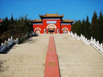A scenic view of Tangshan Fengrun Middle School Site