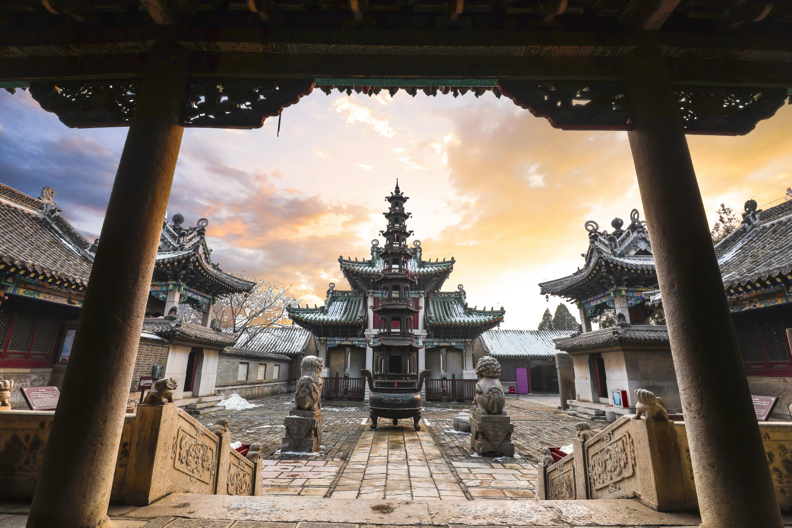 A scenic view of Tangshan Jingjue Temple