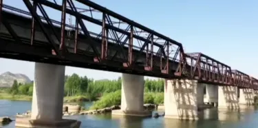 A scenic view of Tangshan Luanhe Railway Bridge