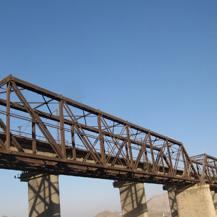 A scenic view of Tangshan Luanhe Railway Bridge