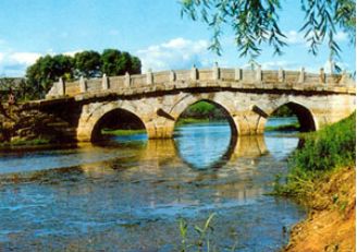 A scenic view of Tangshan Mengjiaquan Site