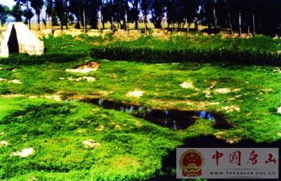 A scenic view of Tangshan Mengjiaquan Site