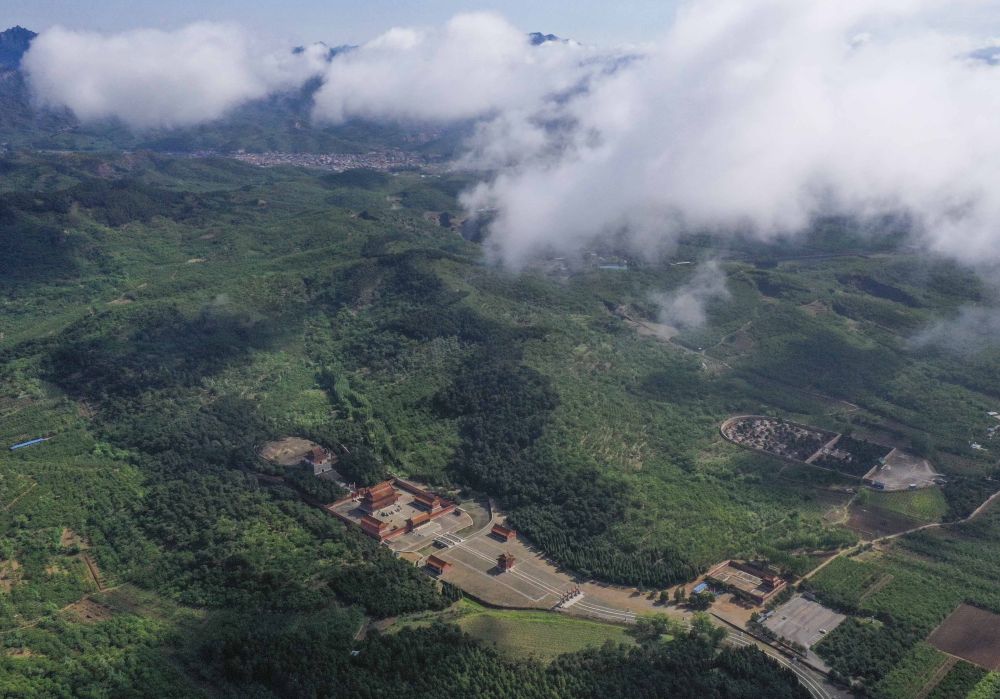 A scenic view of Tangshan Qing Eastern Tombs