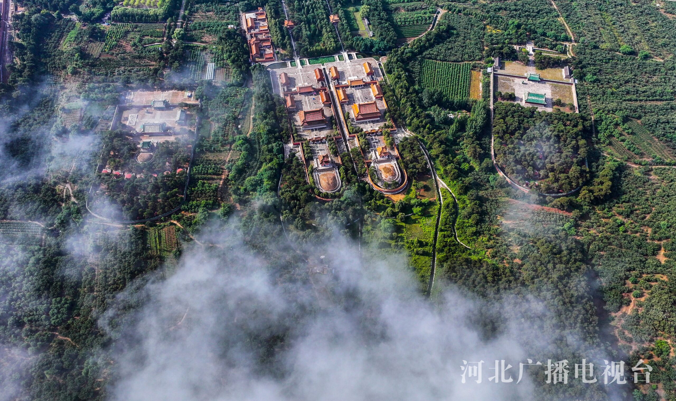 A scenic view of Tangshan Qing Eastern Tombs