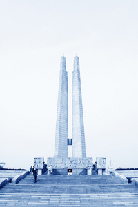 A scenic view of Tangshan Qing Eastern Tombs