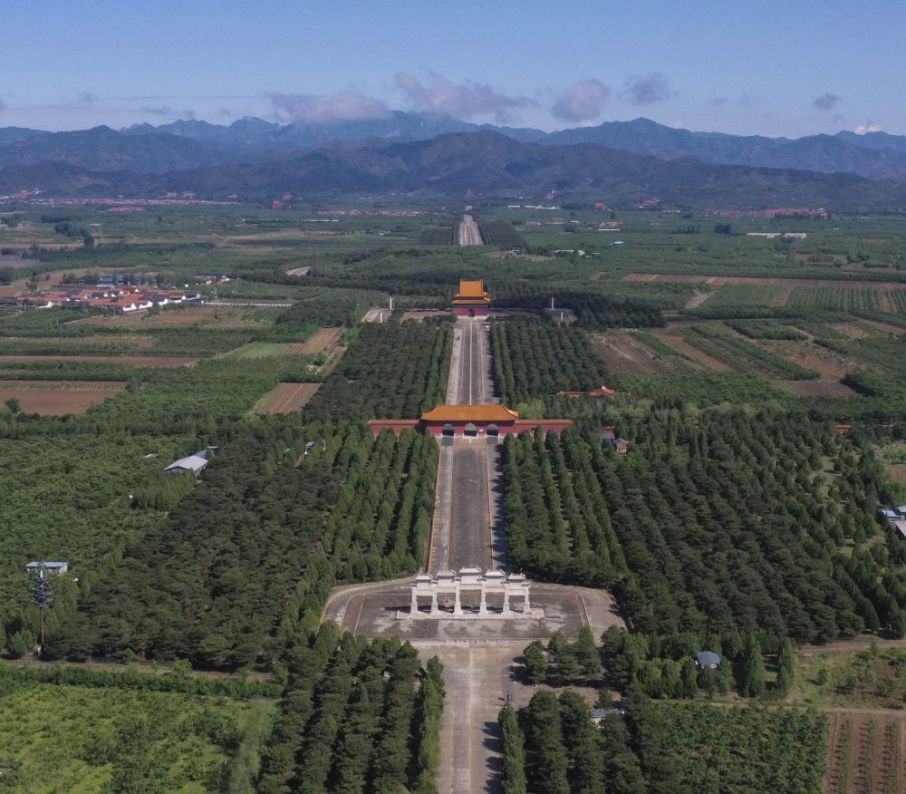 A scenic view of Tangshan Qing Eastern Tombs