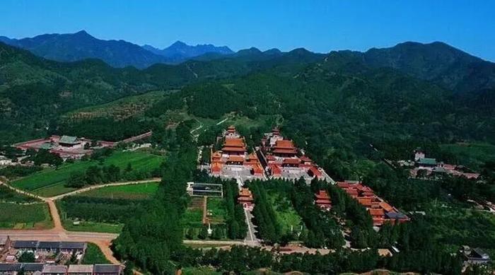 A scenic view of Tangshan Qing Eastern Tombs