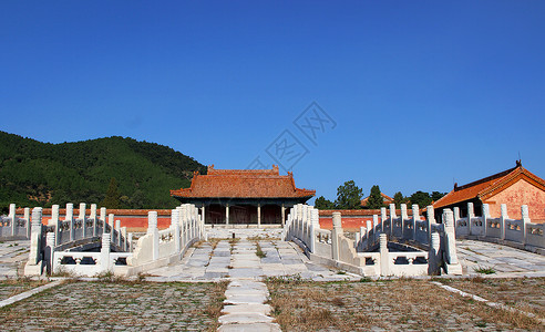 A scenic view of Tangshan Qing Eastern Tombs