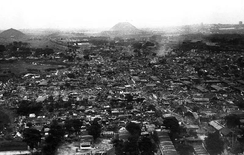 A scenic view of Tangshan Wanjunshan Site