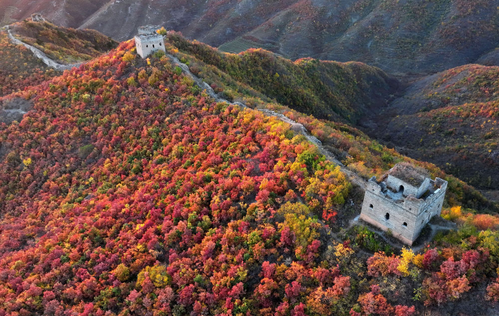 A scenic view of Tangshan Wanjunshan Site