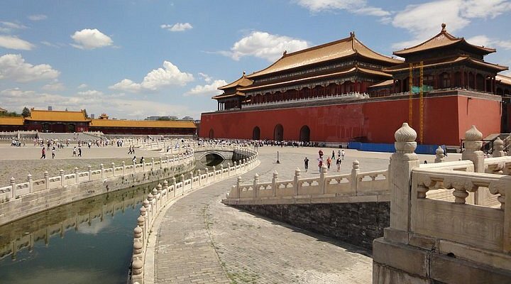A scenic view of Tianjin Hebei Liangqichao Jiuju