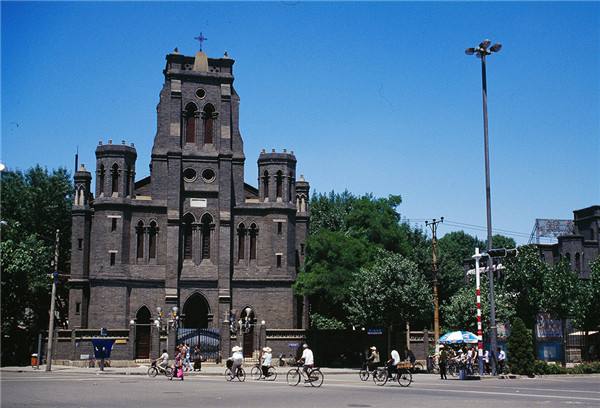 A scenic view of Tianjin Hebei Wanghailou Jiaotang