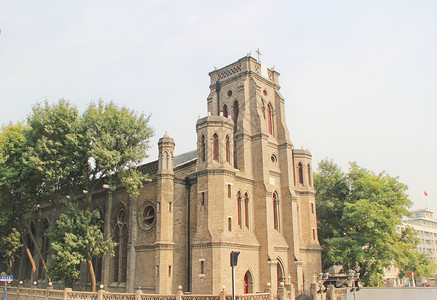 A scenic view of Tianjin Hebei Wanghailou Jiaotang