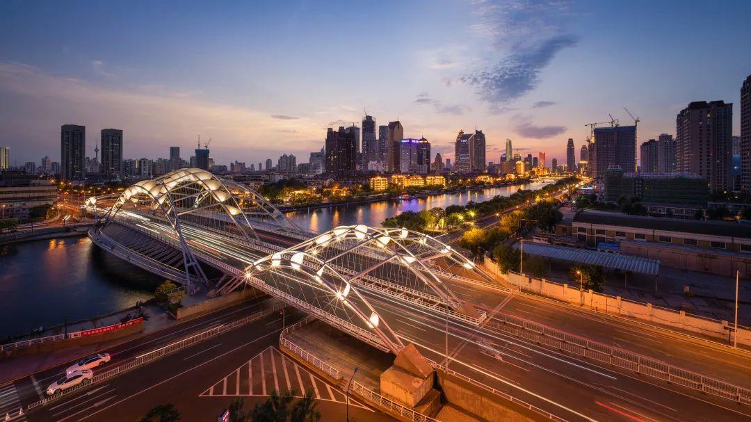 A scenic view of Tianjin Hebei Xinkaihe Huochezhan Jiuzhi