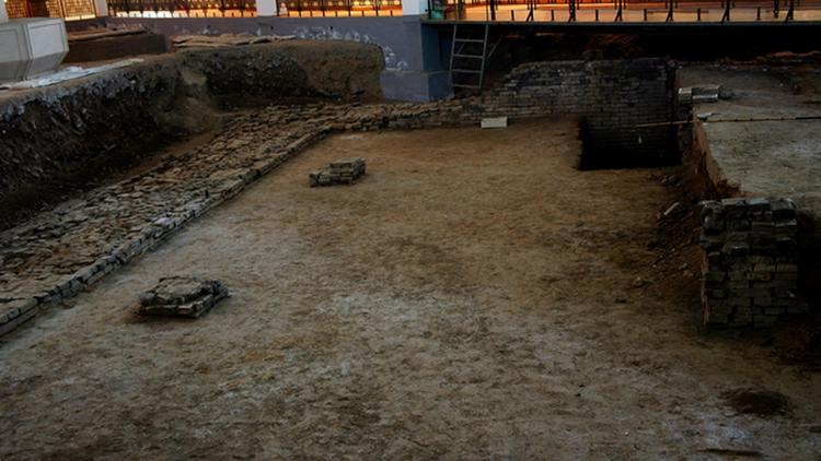 A scenic view of Tianjin Hedong Tianfeigong Yizhi