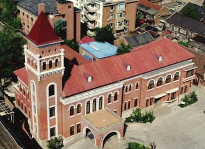 A scenic view of Tianjin Heping Junshiguanzhi Weiyuanhui Jiuzhi