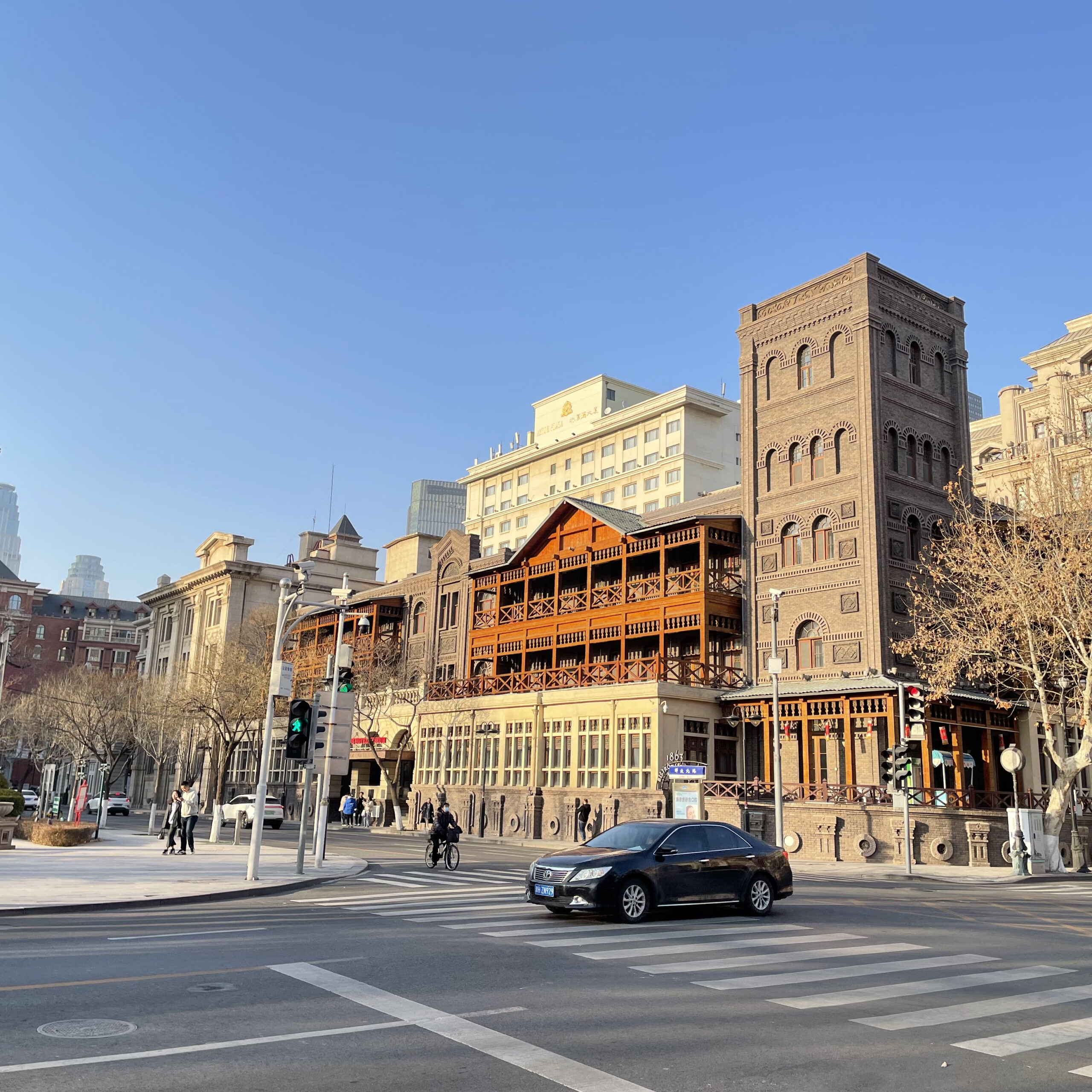 A scenic view of Tianjin Heping Lishunde Jiudian Jiuzhi