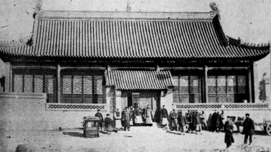 A scenic view of Tianjin Heping Yanyeyinhang Jiuzhi