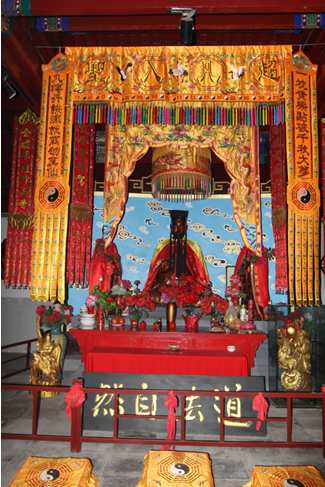 A scenic view of Tianjin Hongqiao Yihetuan Lvzutang Tankou Yizhi