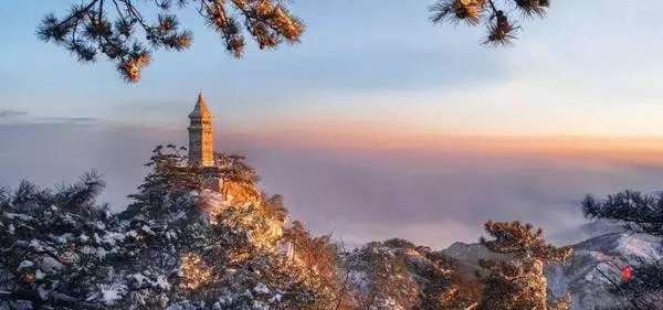 A scenic view of Tianjin Jizhou Baita