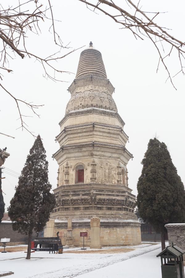 A scenic view of Tianjin Jizhou Baita