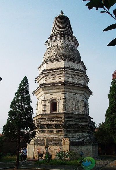 A scenic view of Tianjin Jizhou Baita