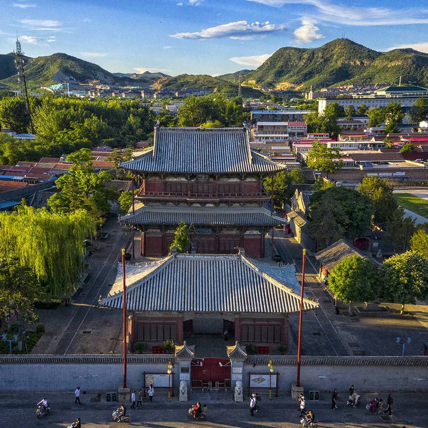 A scenic view of Tianjin Jizhou Dulesi