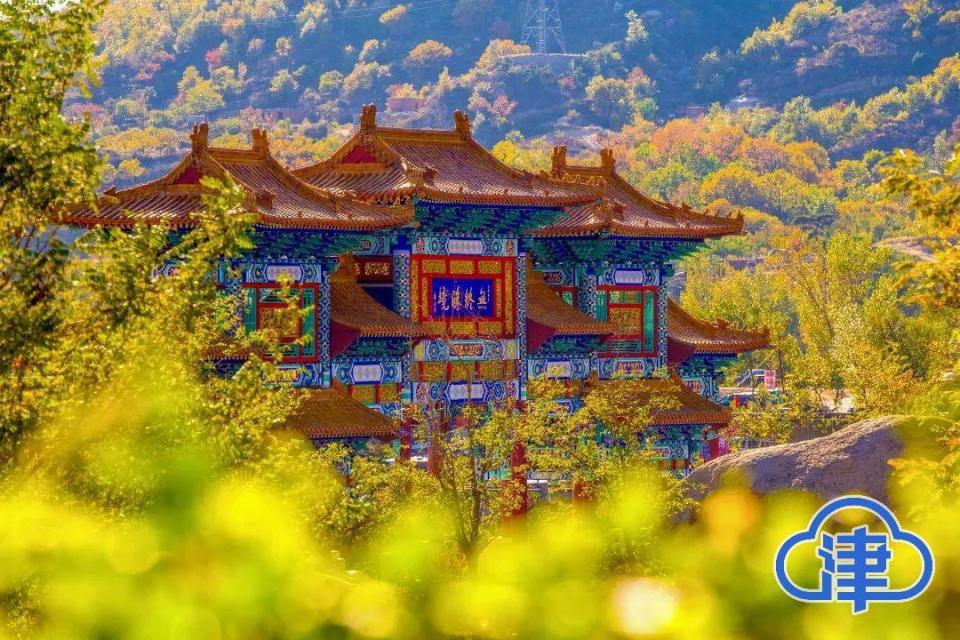 A scenic view of Tianjin Jizhou Qianxiangsi Zaoxiang