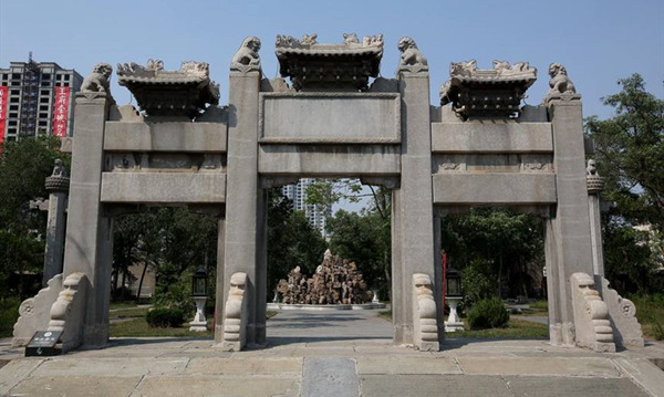A scenic view of Tianjin Nankai Lichun Citang