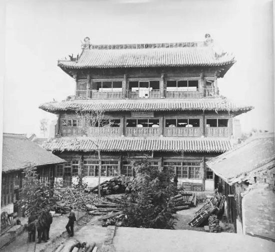 A scenic view of Tianjin Ninghe Tianzunge