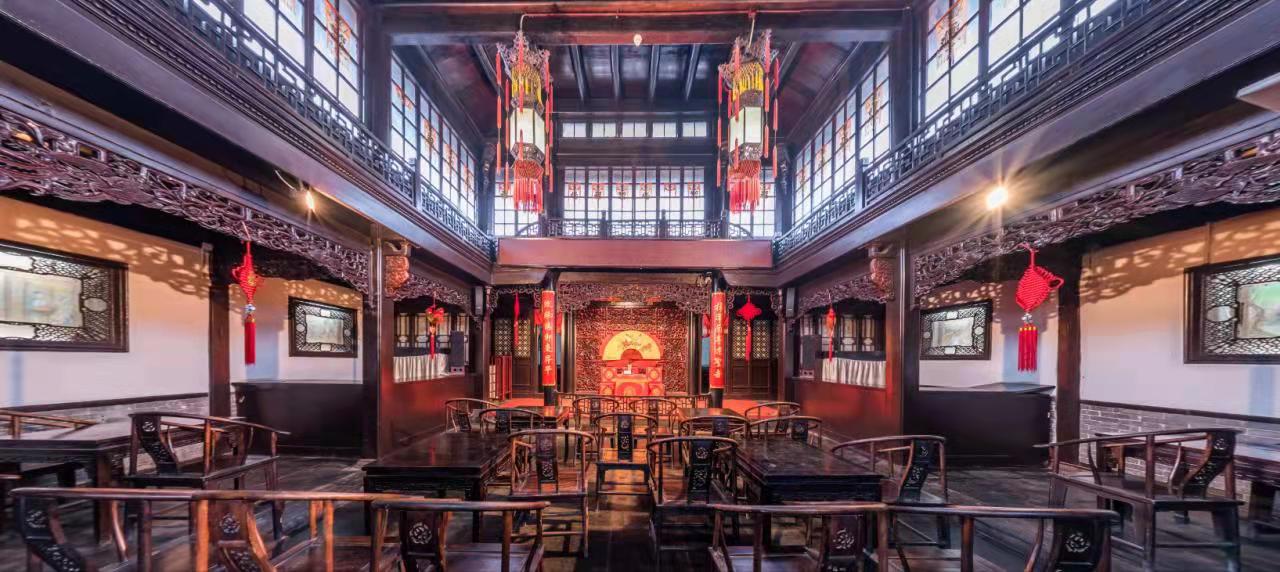 A scenic view of Tianjin Xiqing Shijia Dayuan