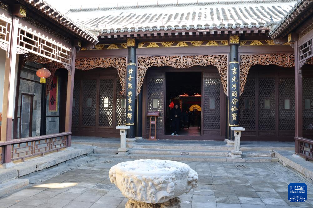 A scenic view of Tianjin Xiqing Shijia Dayuan