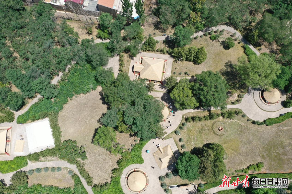 A scenic view of Tianshui Dadiwan Yizhi
