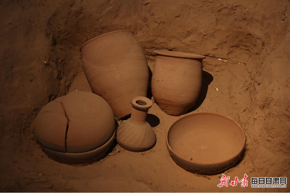 A scenic view of Tianshui Dadiwan Yizhi