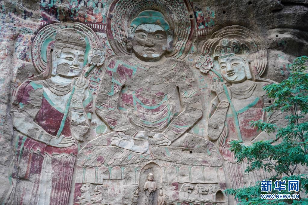 A scenic view of Tianshui Heyu Moya Shike
