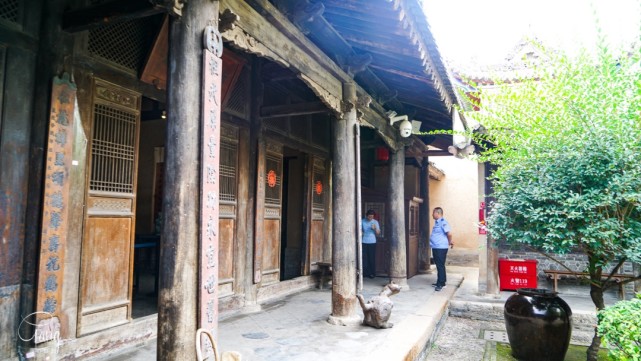 A scenic view of Tianshui Hushi Guminju Jianzhu