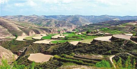 A scenic view of Tianshui Langjiaowa Yizhi
