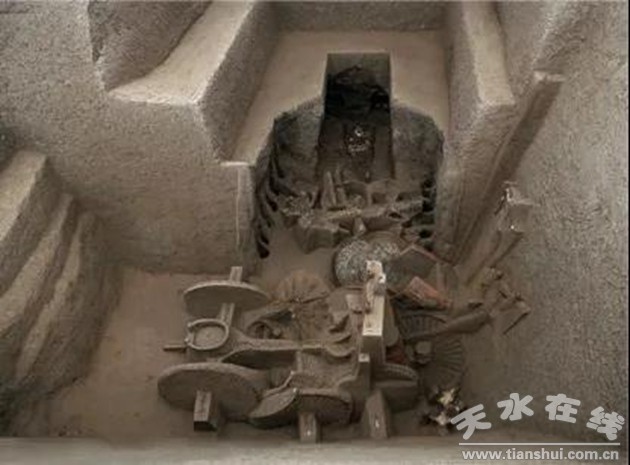 A scenic view of Tianshui Majiayuan Yizhi