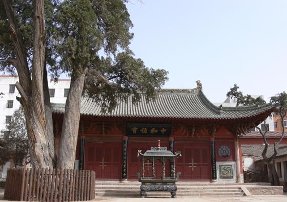 A scenic view of Tianshui Qinan Wenmiao