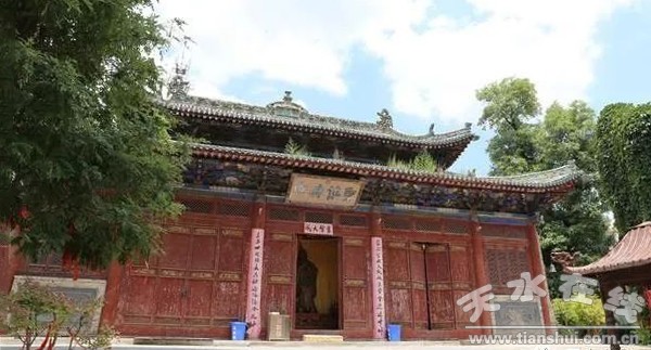A scenic view of Tianshui Qinan Wenmiao