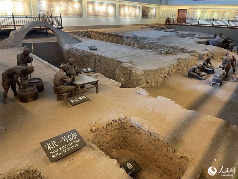 A scenic view of Tongchuan Huangbaozhen Yaozhou Kiln Site