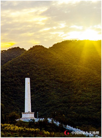 A scenic view of Tongchuan Shanganbian Zhaojin Revolutionary Base Site