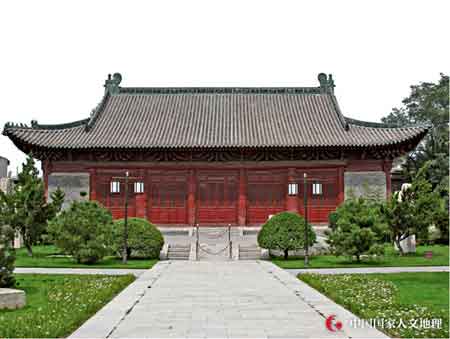 A scenic view of Tongchuan Yaoxian Confucian Temple