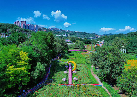 A scenic view of Tongchuan Yijun Grottoes Group