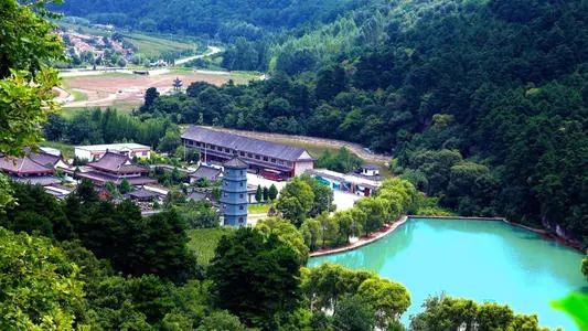A scenic view of Tongchuan Yuhua Palace Site
