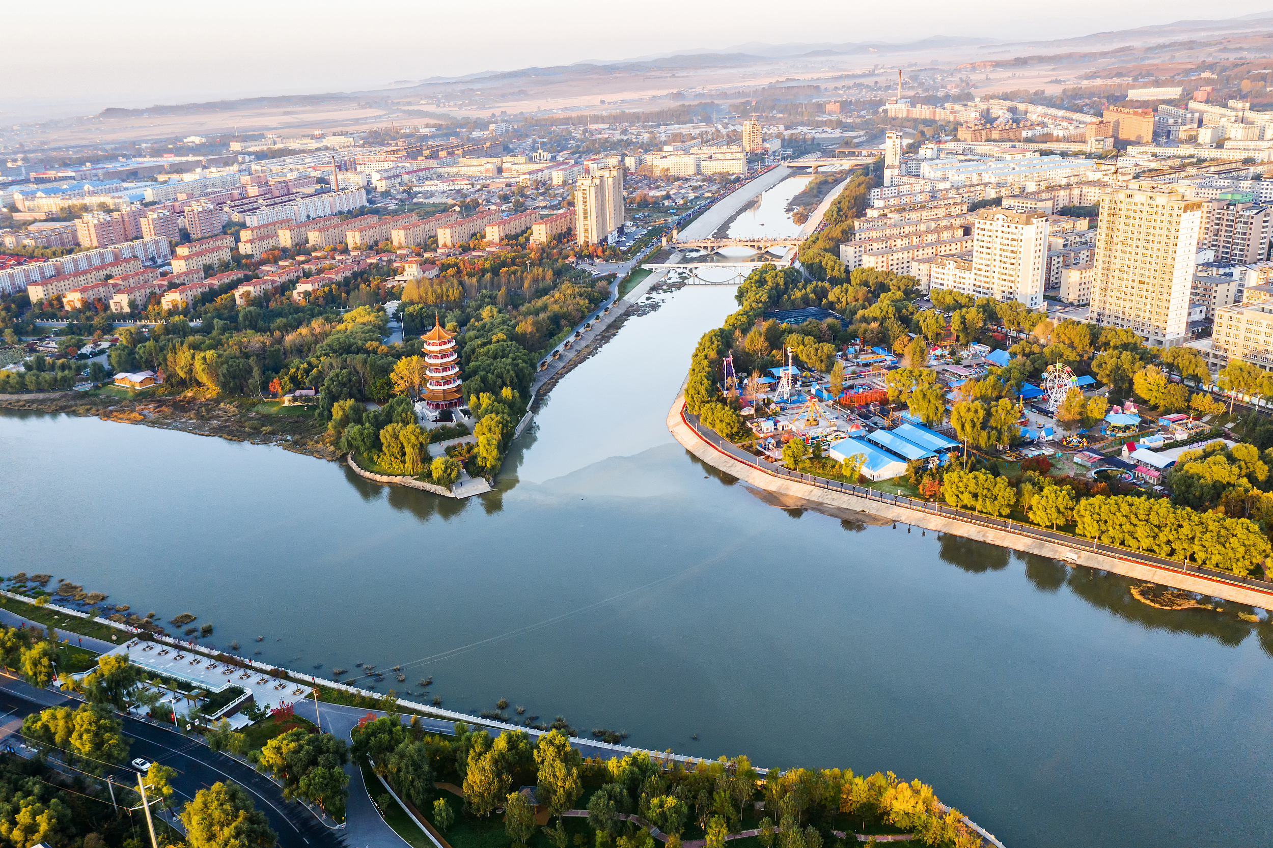 A scenic view of Tonghua Qingyun Moya Shike