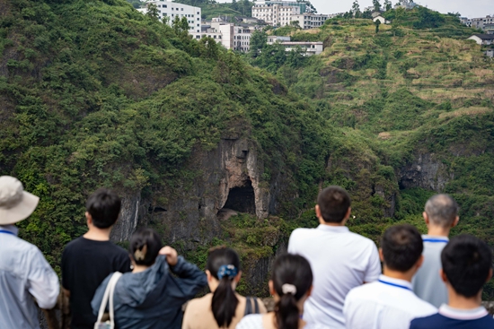 A scenic view of Tongren Wanshan Gongkuang Yizhi