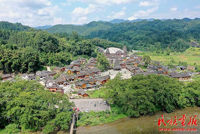 A scenic view of Tongren Zhaiyingcun Gujianzhuqun